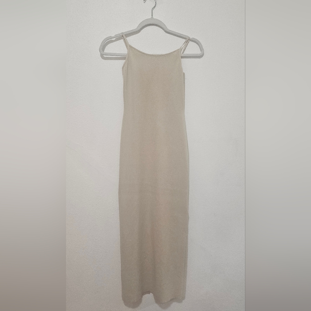 ReSexxy Cream Maxi Two set Dress with cardigan - Picture 4 of 6